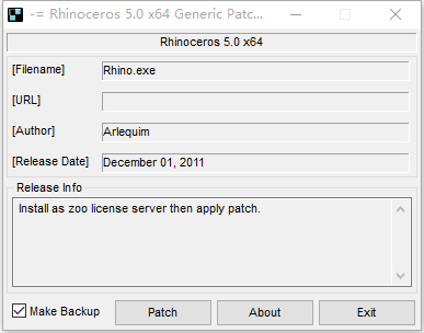 5 license free rhino key Rhinoceros 5.0